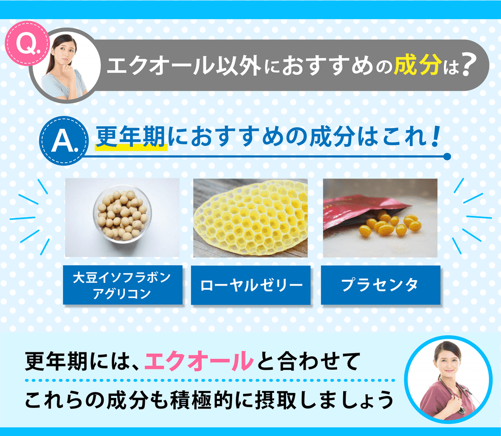 エクオール以外におすすめの成分