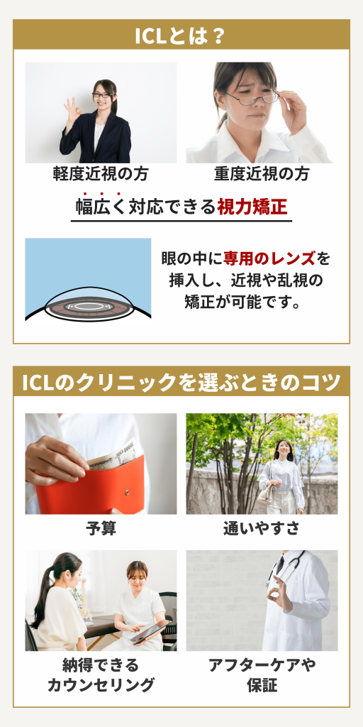 ICLクリニックを選ぶときのお役立ち情報