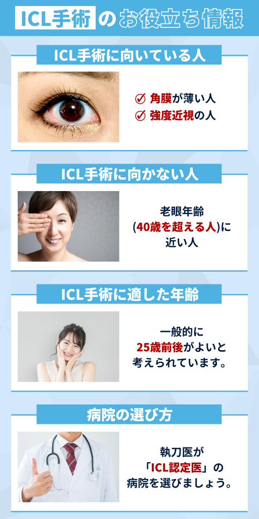 ICL手術のお役立ち情報